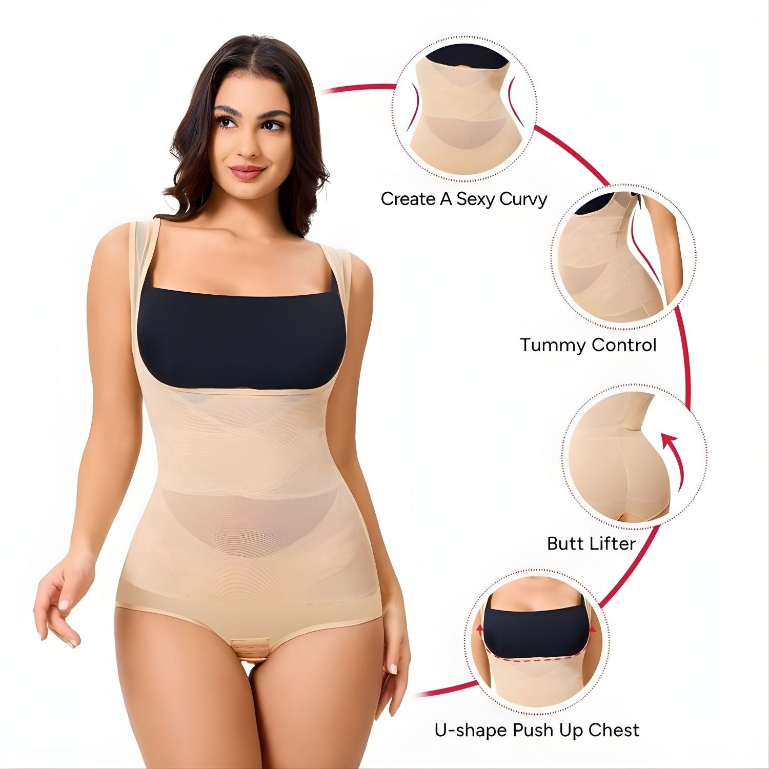 OPEN BUST BODYSUIT